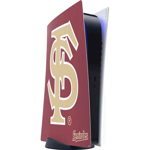 Florida State FSU Seminoles Initials PS5 Digital Edition Console Skin